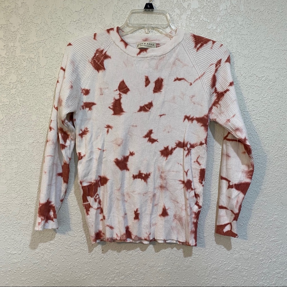 3for$15 Jon & Anna Sweater Tie Dye Crewneck